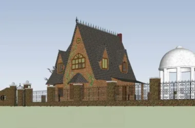 Modern Solo Villa Design | SketchUp 3D Model-BIM WORLD