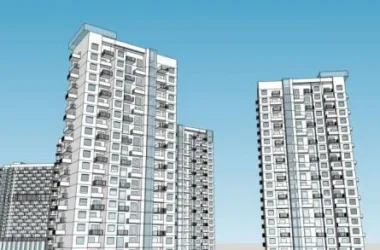 Modern High-Rise Residential Complex | SketchUp Model of Contemporary Apartment Building-BIM WORLD