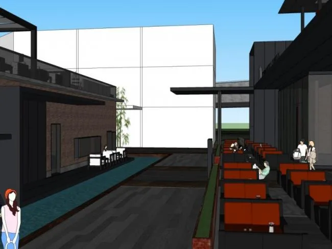 Sketchup Business Model | Factory Renovation, Multi story Business, Modern Style