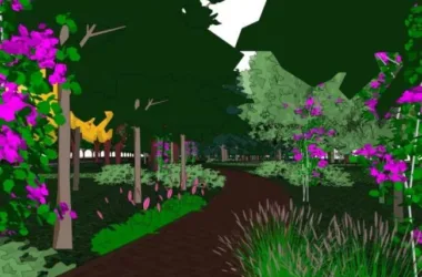 SketchUp Landscape Models: Community, Residential, and Modern Designs-BIM WORLD