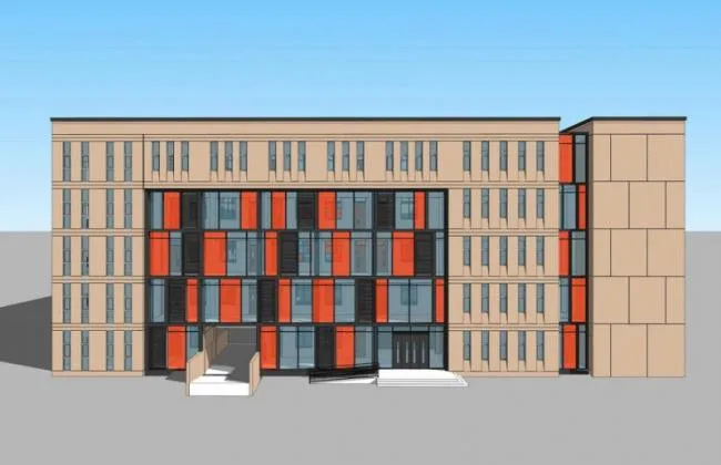 Sketchup School Model | Multi story School Campus, Educational Architecture, Modern Style