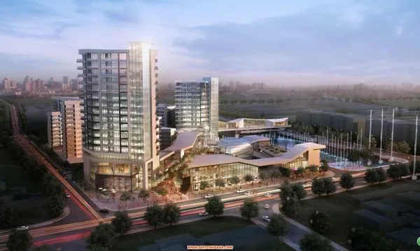 Sketchup Complex Model | Multi story High rise Complex, Office Building, Hotel, Commercial, Modern Style