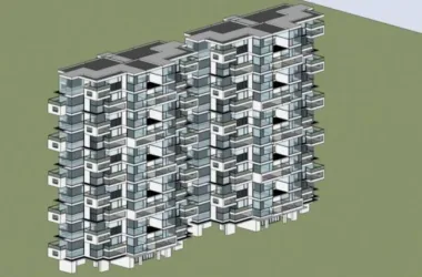 Modern High-Rise Residential Buildings | SketchUp Models for Contemporary Living-BIM WORLD
