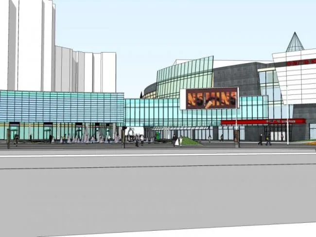 Modern Multi-Story Commercial Complex Designed in SketchUp