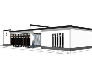 SketchUp Office Model: Management Room with Modern Chinese Design-BIM WORLD