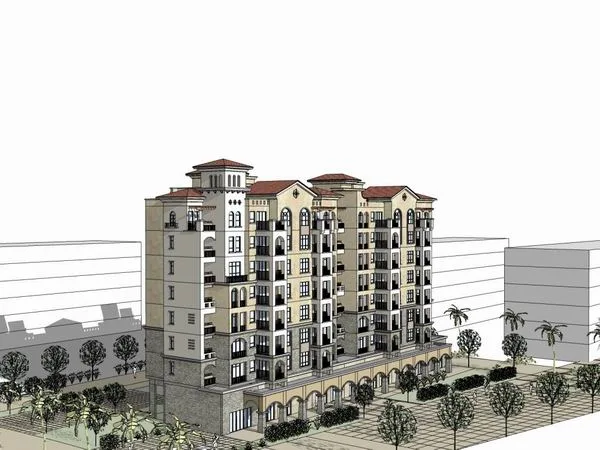 Sketchup Residential Model | Multi story Residence, Classical Style