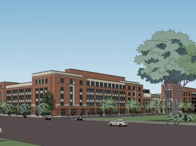 Sketchup School Model | Multi story Elementary School, Campus Educational Architecture, Classical Style