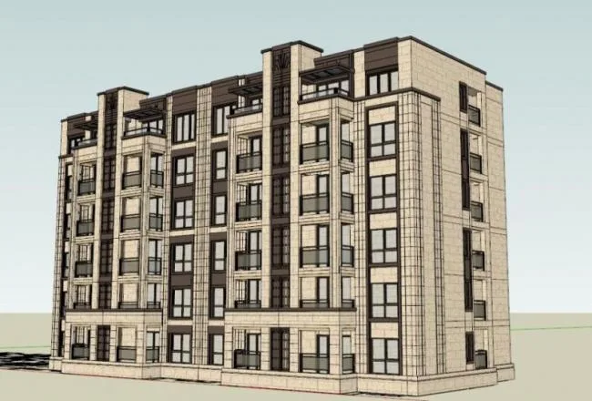 Sketchup Residential Model | Multi story Residence, Western Classical Style