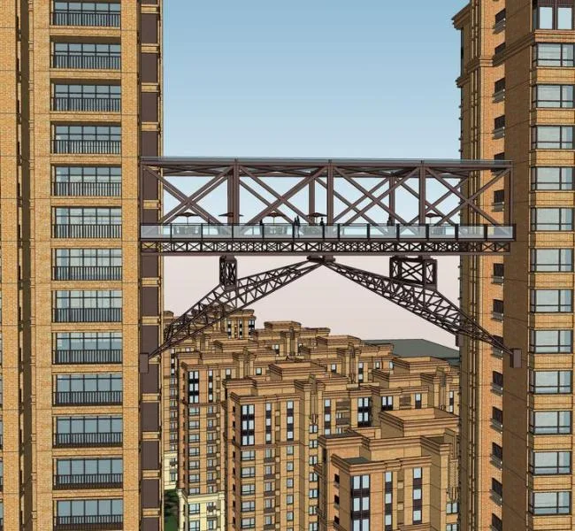 Sketchup Residential Model | European, Neoclassical Style, High Rise Residential Complex, Residential Building