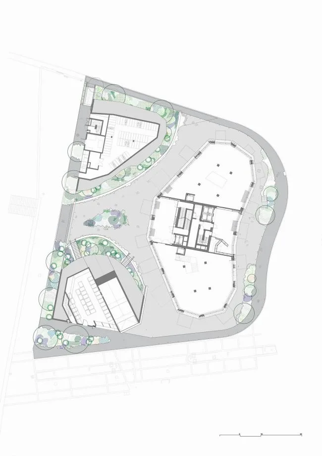 BIM Architecture | Scattered branches and leaves, towering white tree tower apartments/Fujimoto Shosuke, etc