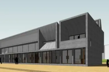 SketchUp Cultural Model: Modern Multi-Story Library Architecture-BIM WORLD