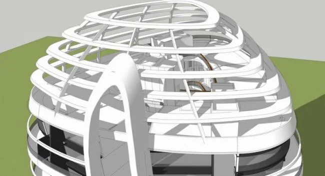 Sketchup Residential Model | Small and High rise Residential Buildings, Modern Style, Residential Architecture