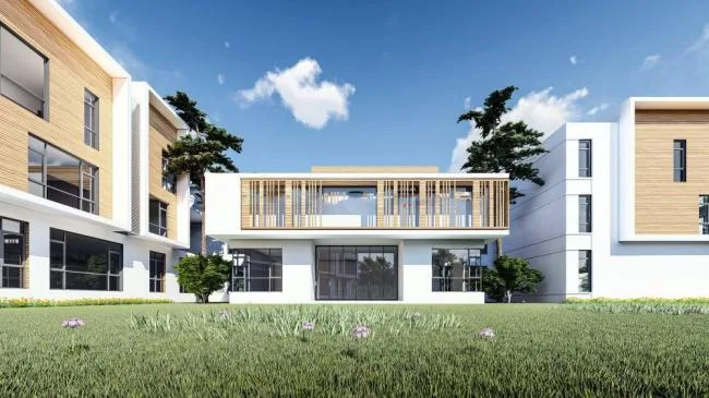 Sketchup School Model | Kindergarten, Modern Style, Educational Architecture