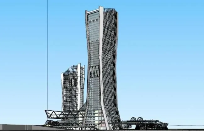 Sketchup Office Model | Super High rise Office Building, Modern Style