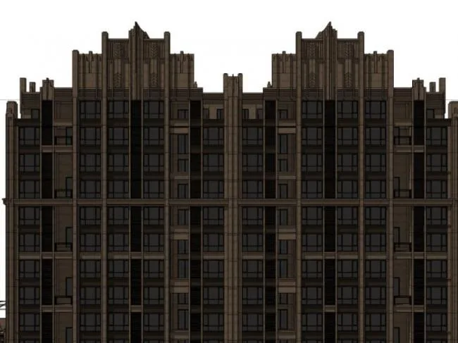 Sketchup Residential Model | Super high-rise residential buildings, residential buildings, classical style