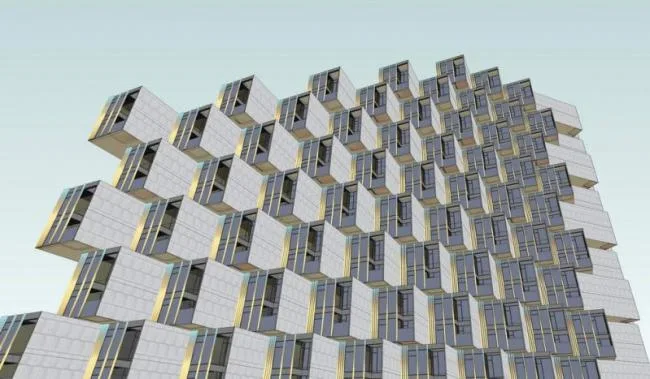 Sketchup Hotel Model | High rise Resort Hotel, Modern Style
