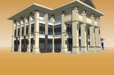 SketchUp Business Model: Multi-Story Club, Western Restaurant, and Classical Commercial Design-BIM WORLD
