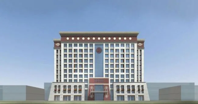 Sketchup Office Model | High rise Office Building, Tibetan Style