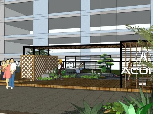 Sketchup Landscape Model | Roof Garden, Modern Style