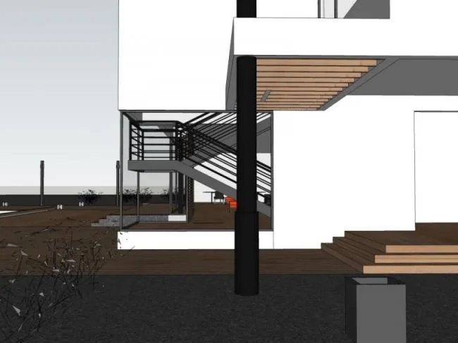 Sketchup Villa Model | Solo Villa, Modern Style