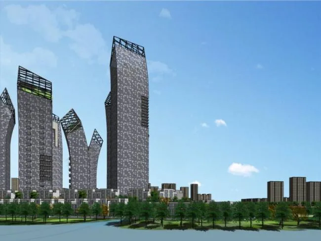 Sketchup Residential Model | Super High rise Residential, Modern Style