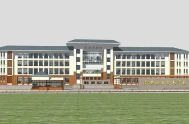 Multi-Story European-Style School Campus Model in SketchUp: Classical and Simplified Architectural Design-BIM WORLD