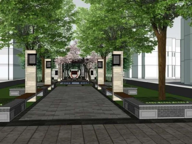 Sketchup Sketch Model | Pavilion, Chinese Style, Sketch