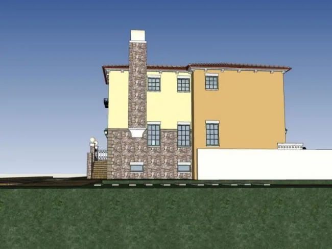 Sketchup Villa Model | Solo Villa, Modern Style