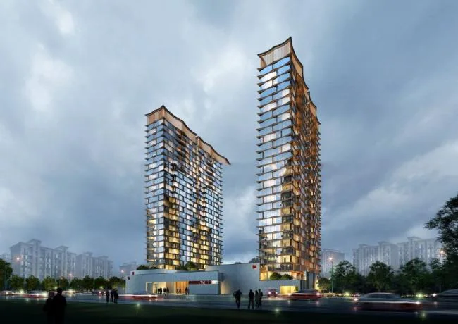 Sketchup Residential Model | Super high-rise apartments, residential buildings, modern style
