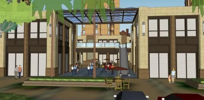 Sketchup Residential Model | European, Neoclassical Style, High Rise Residential Complex, Residential Building