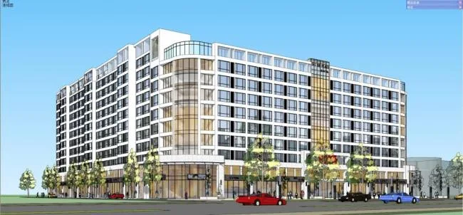 SketchUp Business Model: Designing Multi-Story Apartments and Street-Level Modern Commercial Spaces