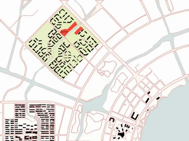 BIM Architecture | Taste of Old Market, Colors from Childhood Memories: Shanghai Lingang New City Community Trade Center/Shanghai Zhongfang Architectural Design