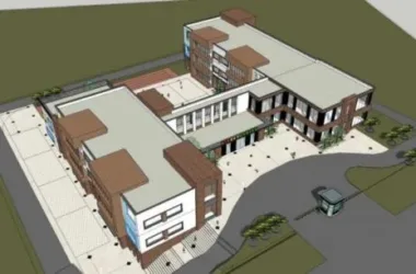 Modern Multi-Story School and Kindergarten Campus Design in SketchUp-BIM WORLD