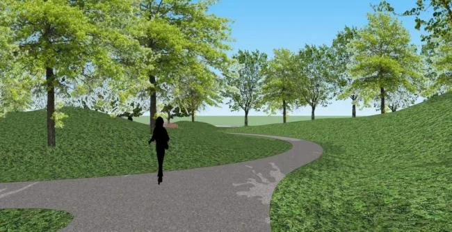 Sketchup Landscape Model | 2D Tree, Park Landscape, Landscape Tree