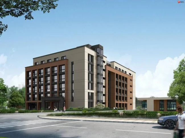 Sketchu Industrial Building | Multi story Company Building, Modern Style, Industrial Architecture
