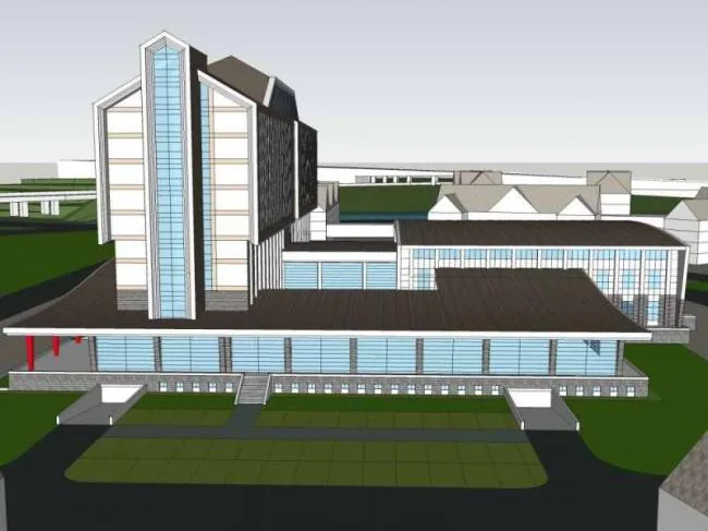 Sketchup Office Model | Government Office Building, High Rise Office Building, Classical Style