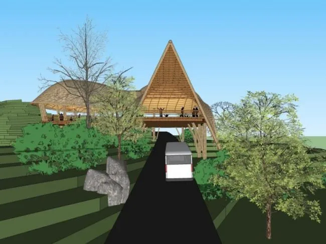 Sketchup Landscape Model | Observatory Landscape, Modern Style