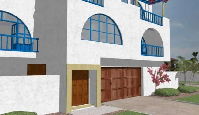 Sketchup Residential Model | Multi story Residence, European Classical Style