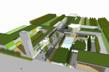 Modern Multi-Story Kindergarten Design | Educational Architecture by SketchUp School-BIM WORLD