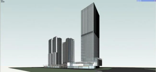 Sketchup Office Model | High rise Office Building, Modern Style