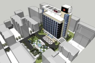 Modern Hospital Landscape Design with SketchUp Modeling-BIM WORLD