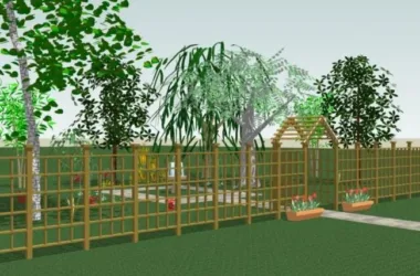 Modern Park Landscape Design with SketchUp Model-BIM WORLD