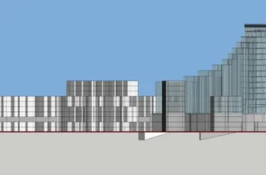 SketchUp Design: Multi-Story Modern Commercial and Residential Complex with Offices-BIM WORLD