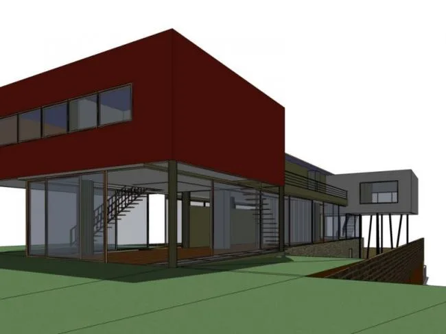 Sketchup Villa Model | Solo Villa, Modern Style