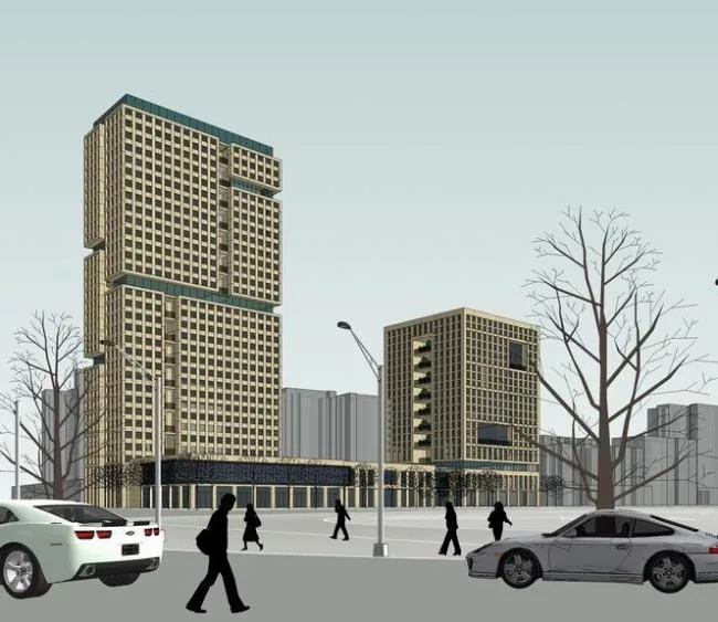 Sketchup Office Model | High rise Office Building, Office Building, Modern Style