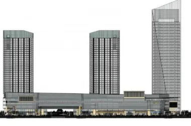 SketchUp Complex Model: Multi-Story Commercial, Office, and Modern Residential Building-BIM WORLD