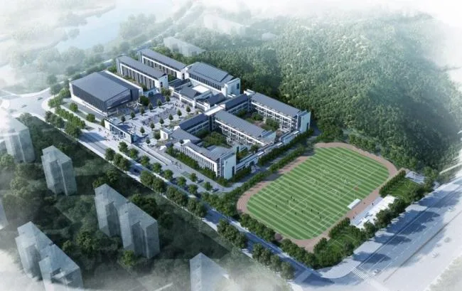 Sketchup School Model | Multi story School, Campus, Educational Architecture, New Chinese Style