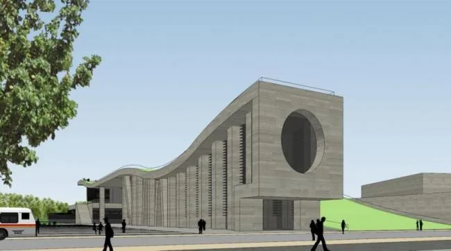 Sketchup Planning Model | Multi story Tianjin University Campus Planning, Modern Style