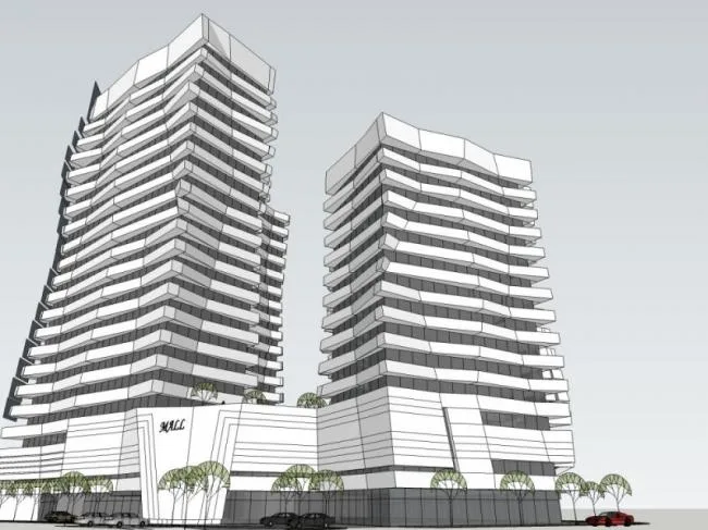 Sketchup Complex Model | Multi story Commercial Complex, Modern Style