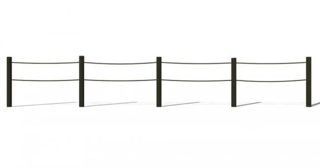 Sketchup Material Model | Rope, Railing